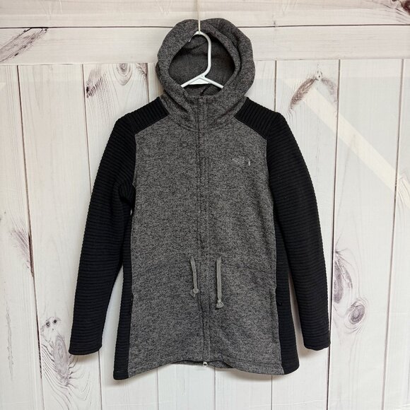 The North Face Women’s Indi Insulated Hoodie Medium Gray EUC - Picture 1 of 12